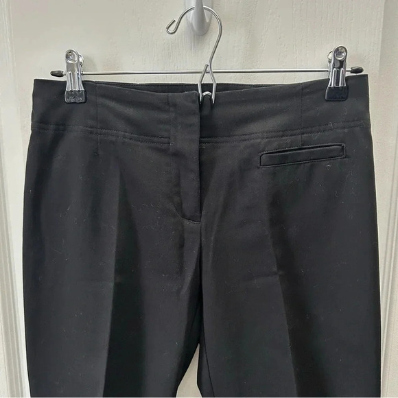 Ricki’s Slim Fit Ankle Slit Cropped Pants Cotton Sateen Black Size 0 - Picture 5 of 16